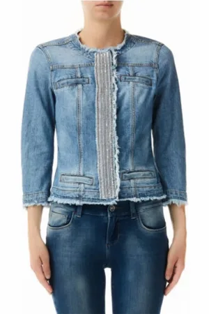 Liu Jo Mujer, Chaquetas, Azul, Talla: M