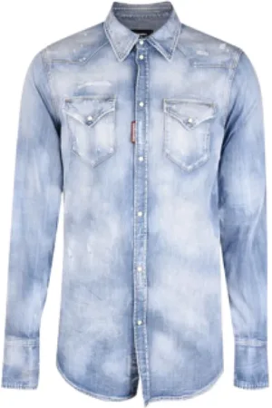 Dsquared2 Hombre, Camisas, Azul, Talla: M