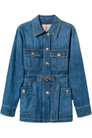 Twin-Set Mujer, Chaquetas, Azul, Talla: XS
