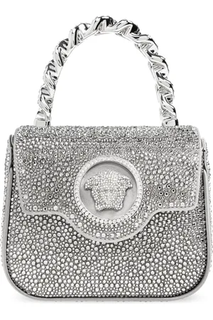 VERSACE Mujer, Bolsos, Gris, Talla: ONE Size