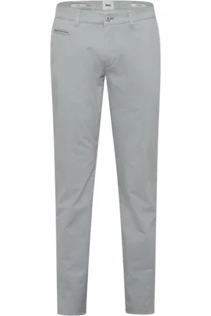 Brax Hombre, Pantalones, Gris, Talla: W34 L34