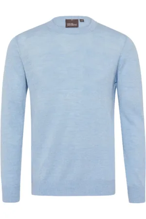 Oscar Jacobson Hombre, Jerseys, Azul, Talla: L