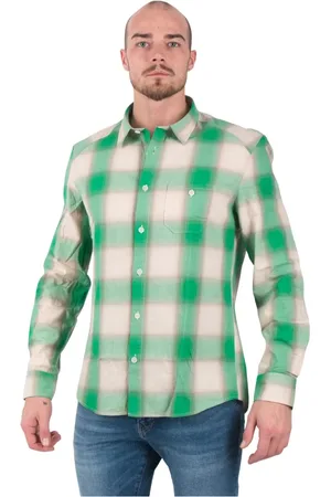 Drykorn Hombre, Camisas, Verde, Talla: M