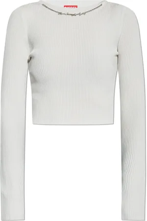 Diesel Mujer, Camisetas, Blanco, Talla: L