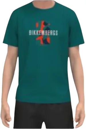 Bikkembergs Hombre, Camisetas, Verde, Talla: L