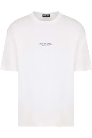 Giorgio Armani Hombre, Camisetas, Blanco, Talla: L