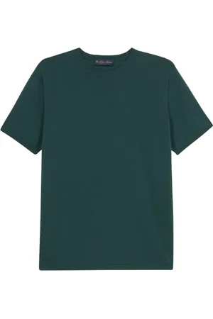 Brooks Brothers Hombre, Camisetas, Verde, Talla: XL