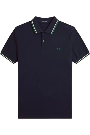 Fred Perry Hombre, Camisetas, Azul, Talla: M