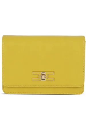 Elisabetta Franchi Mujer, Bolsos, Amarillo, Talla: ONE Size