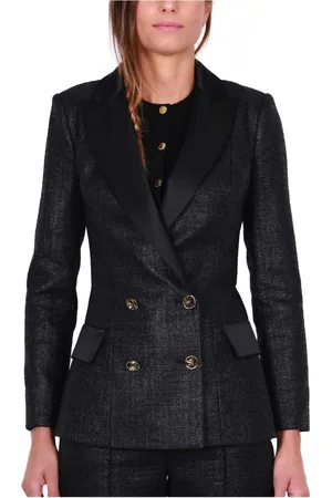 Elisabetta Franchi Mujer, Chaquetas, Negro, Talla: S