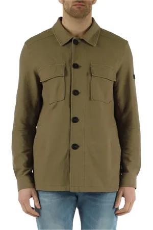 DISTRETTO 12 Hombre, Chaquetas, Verde, Talla: S