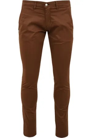 D.A. Daniele Alessandrini Hombre, Pantalones, Marrón, Talla: W32