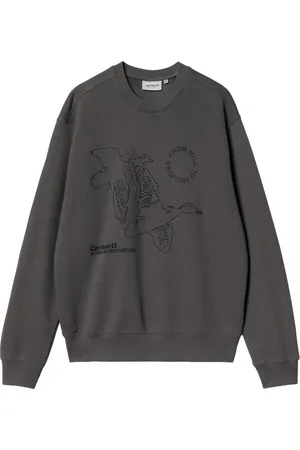 Carhartt Hombre, Sudaderas, Gris, Talla: XL
