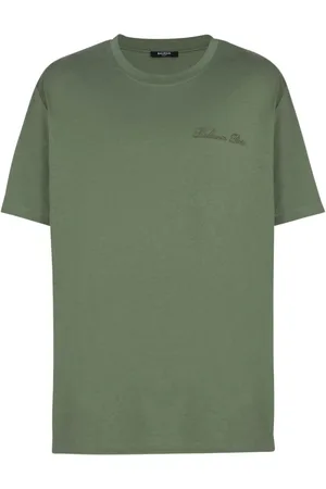 Balmain Hombre, Camisetas, Verde, Talla: M