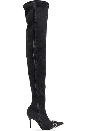 Diesel Mujer, Zapatos, Negro, Talla: 39 EU