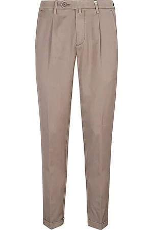 MYTHS Hombre, Pantalones, Marrón, Talla: L