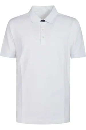 FAY Hombre, Camisetas, Blanco, Talla: L