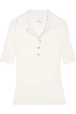 Courrèges Mujer, Camisetas, Blanco, Talla: S