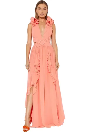 PATBO Mujer, Vestidos, Naranja, Talla: L