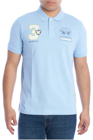 La Martina Hombre, Camisetas, Azul, Talla: XL