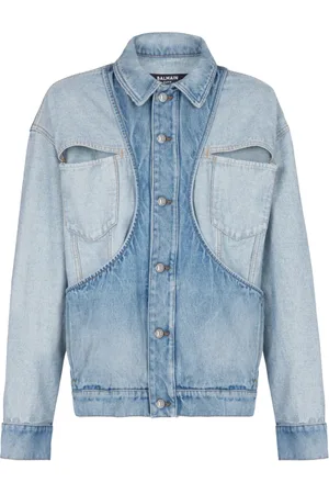 Balmain Hombre, Chaquetas, Azul, Talla: M