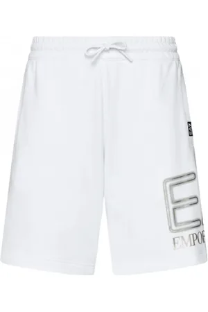 EA7 Hombre, Pantalones cortos, Blanco, Talla: XS