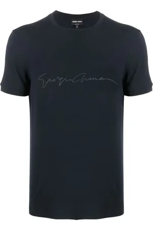 Giorgio Armani Hombre, Camisetas, Azul, Talla: M