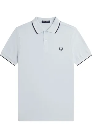 Fred Perry Hombre, Camisetas, Gris, Talla: M