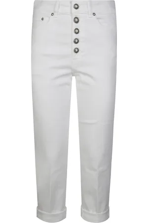 Dondup Mujer, Pantalones, Blanco, Talla: W26