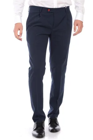 D.A. Daniele Alessandrini Hombre, Pantalones, Azul, Talla: S