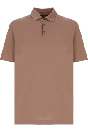 ZANONE Hombre, Camisetas, Marrón, Talla: 2XL