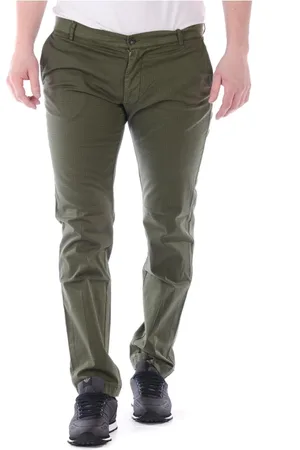 D.A. Daniele Alessandrini Hombre, Pantalones, Verde, Talla: S