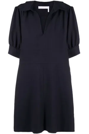 See by Chloé Mujer, Vestidos, Azul, Talla: S