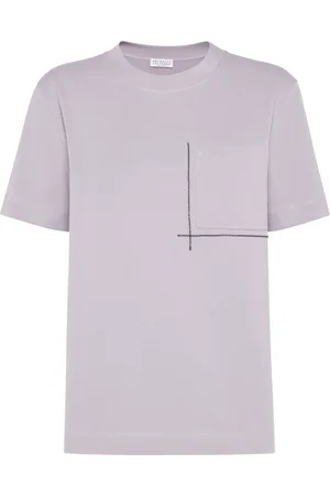 Brunello Cucinelli Mujer, Camisetas, Púrpura, Talla: M