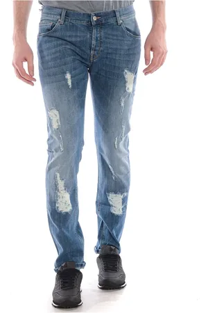 D.A. Daniele Alessandrini Hombre, Vaqueros, Azul, Talla: W34