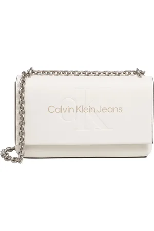 Calvin Klein Mujer, Bolsos, Blanco, Talla: ONE Size