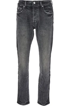 Purple Brand Hombre, Vaqueros, Negro, Talla: W33