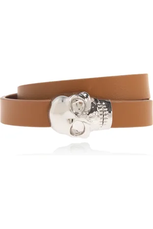 Alexander McQueen Hombre, Accesorios, Marrón, Talla: S
