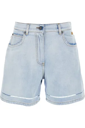 Msgm Mujer, Pantalones cortos, Azul, Talla: XS
