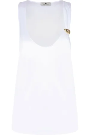 Elisabetta Franchi Mujer, Camisetas, Blanco, Talla: M