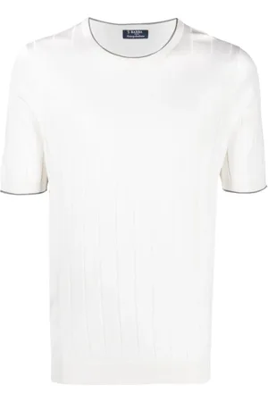 BARBA Hombre, Camisetas, Blanco, Talla: XL