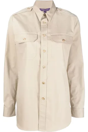 Ralph Lauren Mujer, Blusas y Camisas, Marrón, Talla: M