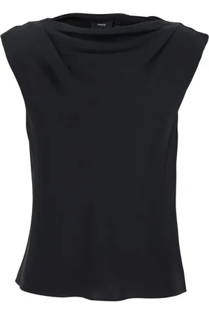 THEORY Mujer, Camisetas, Negro, Talla: L