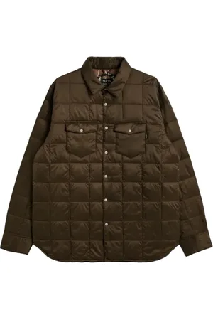 TAION Hombre, Chaquetas, Marrón, Talla: S