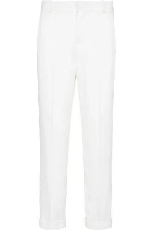 Balmain Hombre, Pantalones, Blanco, Talla: L