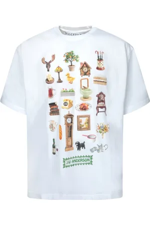 J.W.Anderson Hombre, Camisetas, Blanco, Talla: L
