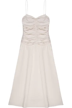 The New Society Mujer, Vestidos, Blanco, Talla: XS