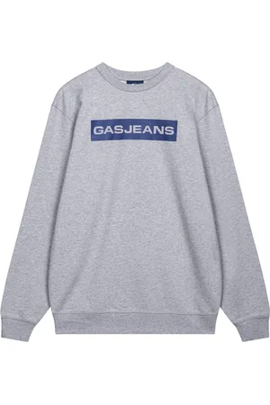GAS Hombre, Sudaderas, Gris, Talla: S