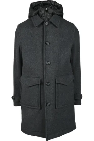 Woolrich Hombre, Abrigos, Negro, Talla: L