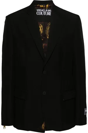 VERSACE Hombre, Chaquetas, Negro, Talla: L